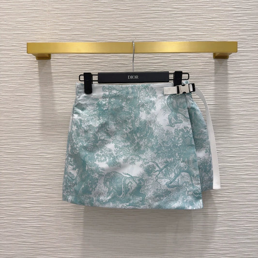D 25 New Animal Jungle Printed Button Down Dress Pants