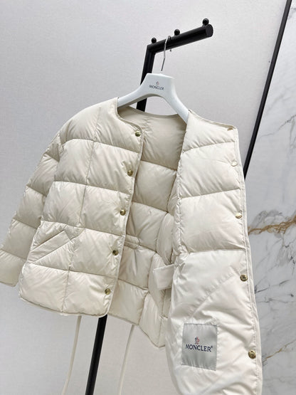 Mon 25fw New Puffer Crew Neck Down Jacket