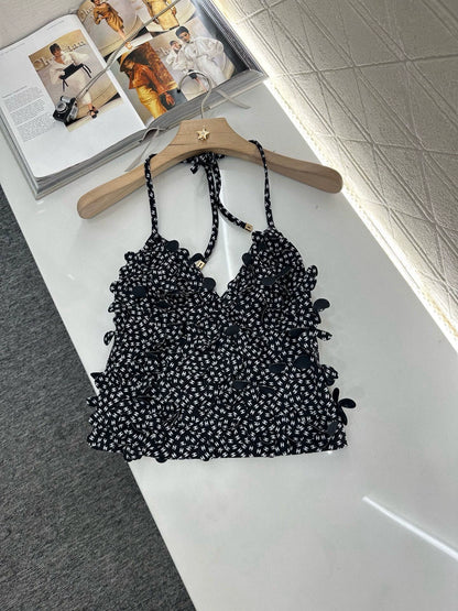 C 25 Hanging Camisole Vest Skirt Set