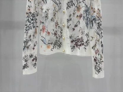 D 25 new early autumn knitted cardigan