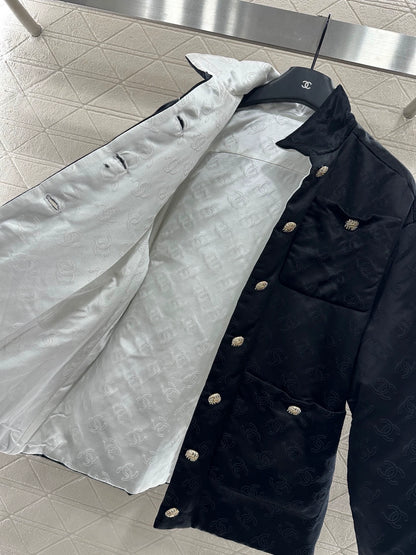 C 25 Jacquard silk cotton jacket
