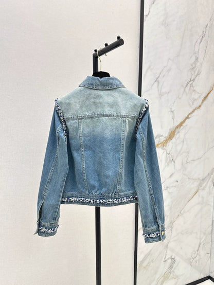 C 25 Early Autumn New Celebrity Style Denim Jacket