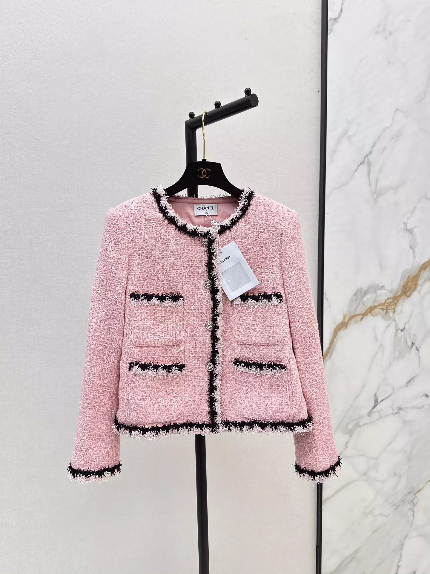 C 25 Tweed jacket with braided trim