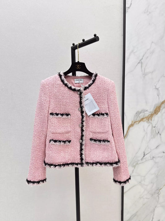 C 25 Tweed jacket with braided trim