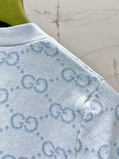 G 25 new fine cotton jacquard knitted cardigan