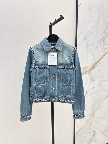 C 25 Early Autumn New Celebrity Style Denim Jacket