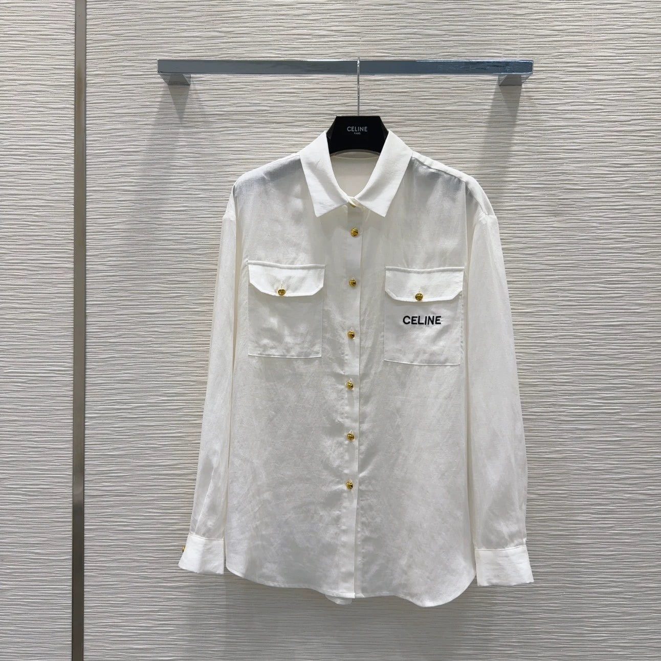 Ce 25 New Pocket Long Sleeve Shirt Shorts Set