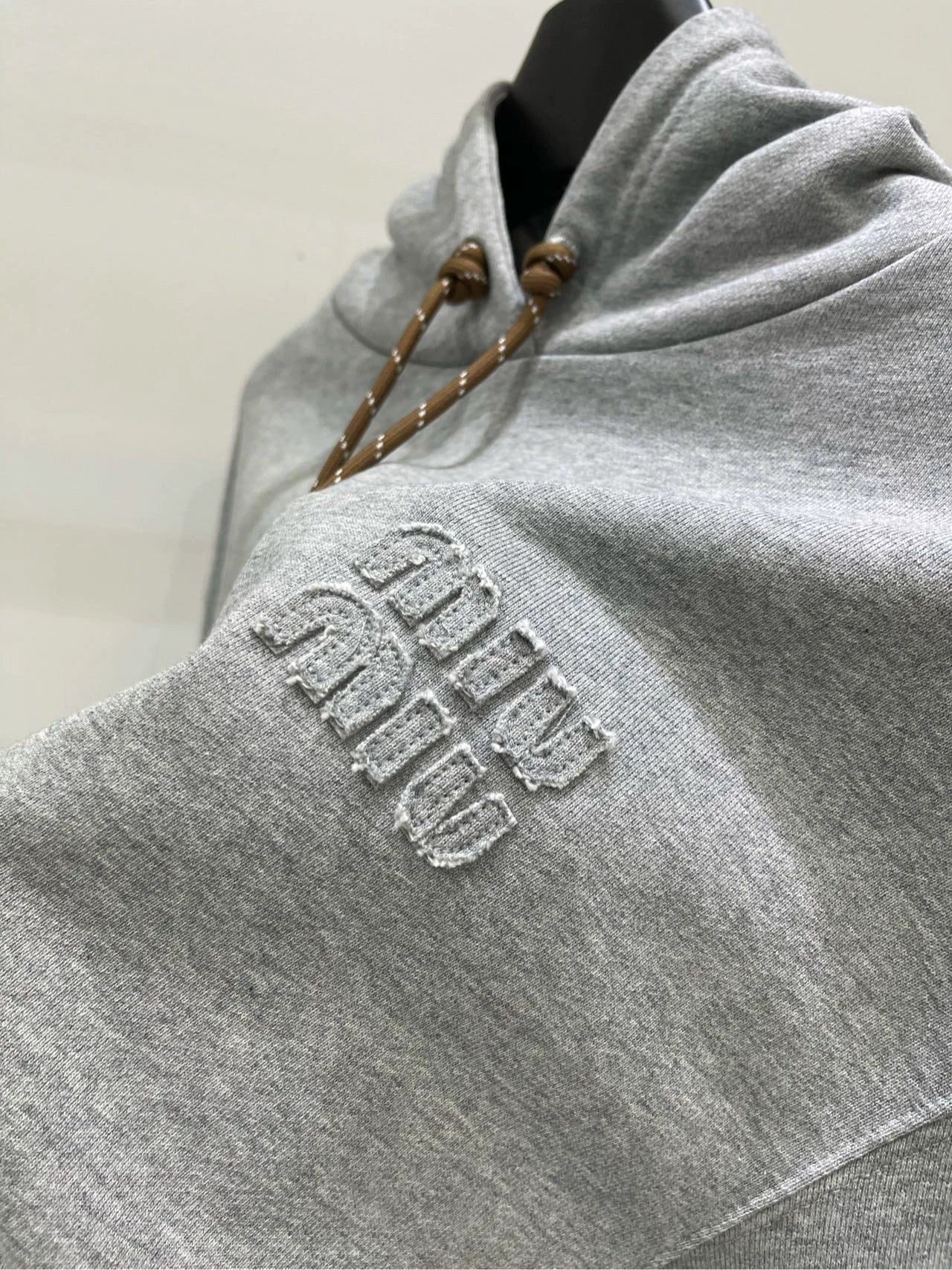 M 24 Grey hooded sweatshirt