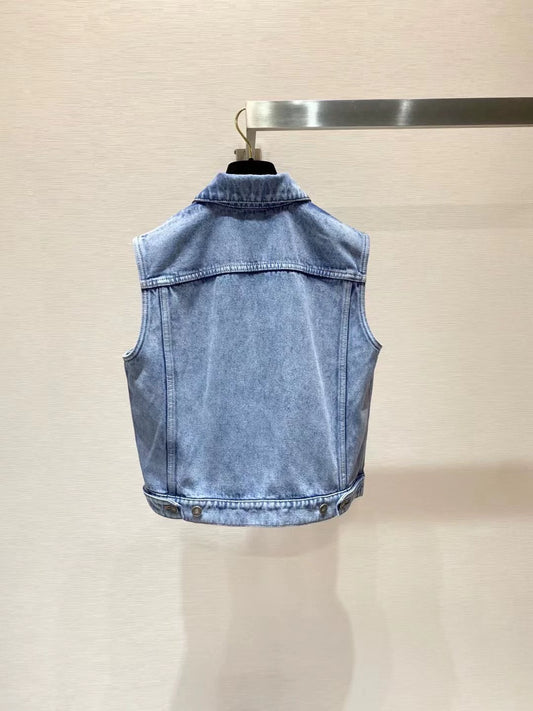 D 2025 New Denim Short Sleeve Jacket