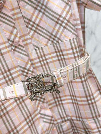 Bu Spring/Summer 25 New Classic Plaid Dresses