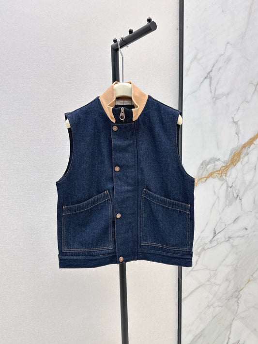 lp 25 Spring/Summer Latest Denim Vest Jacket