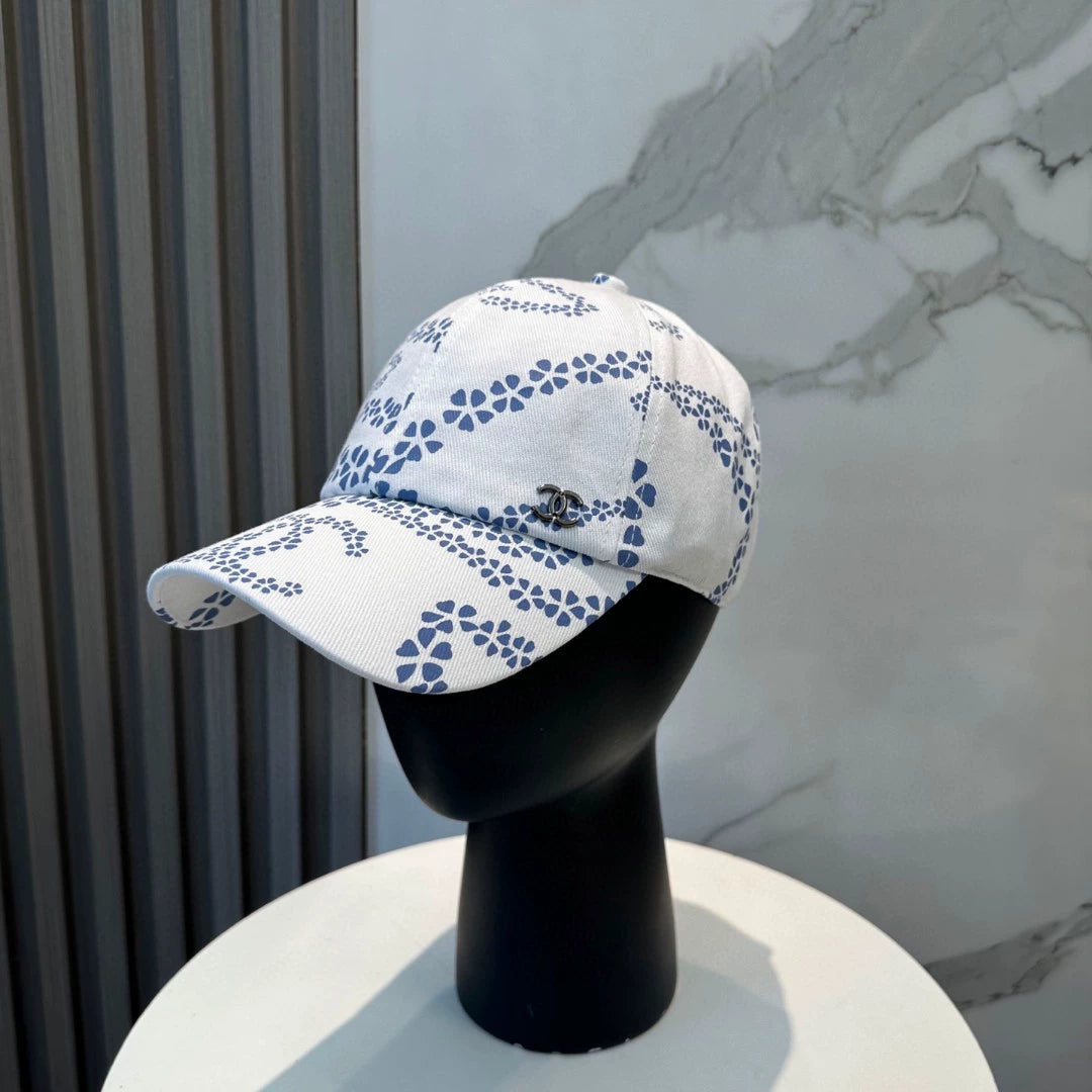 C 25 New Arrival Petal Print Cap