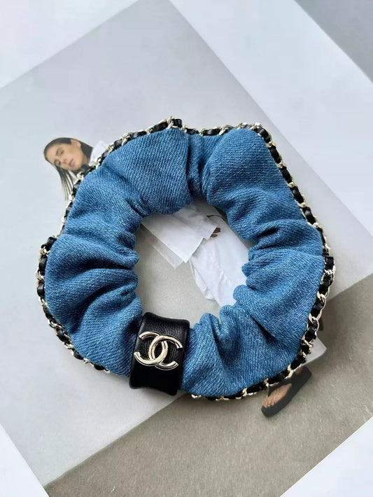 25 Summer New Metal Edge Denim Hairband