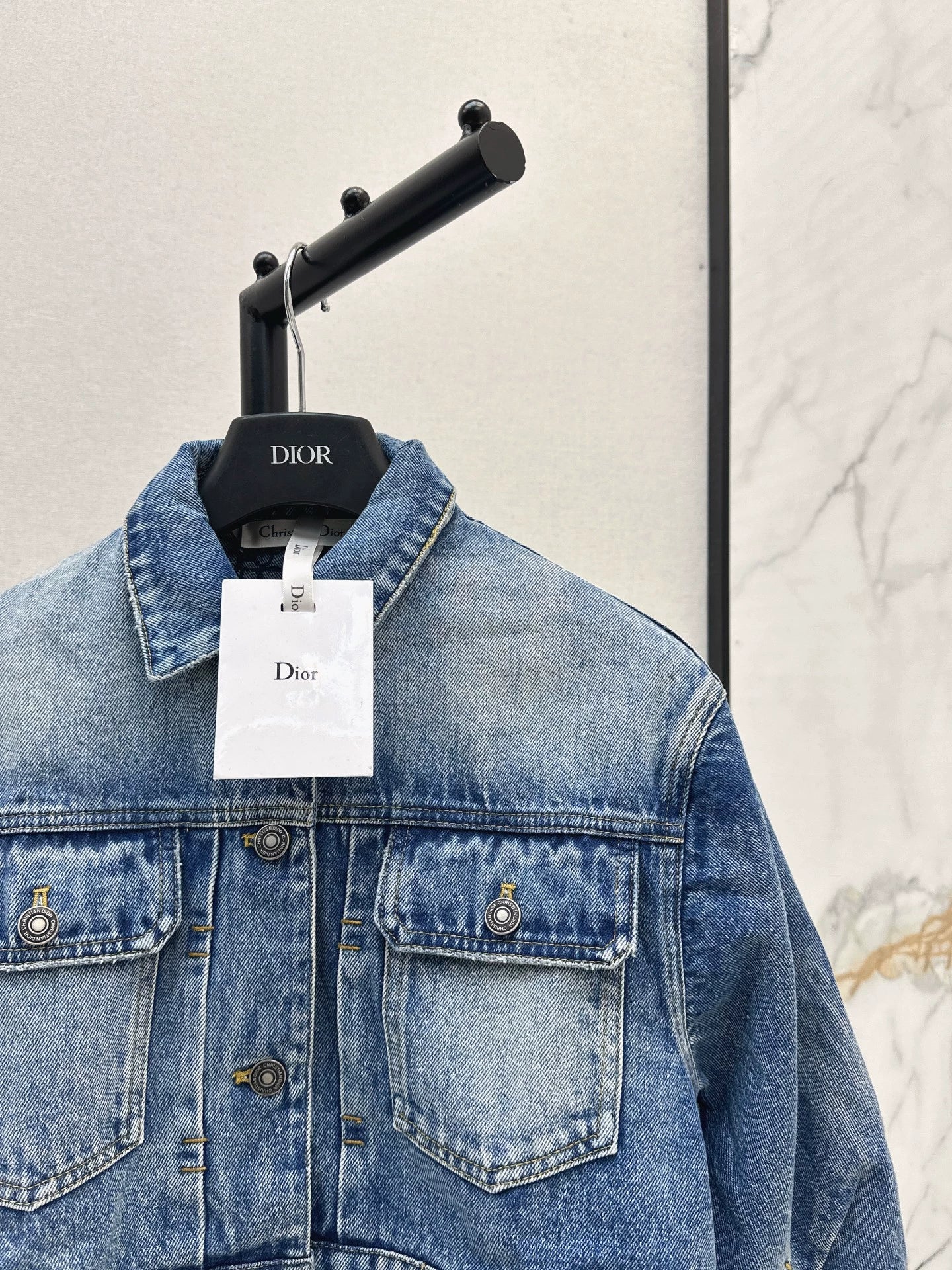 D 25 Denim jacket + straight pants set