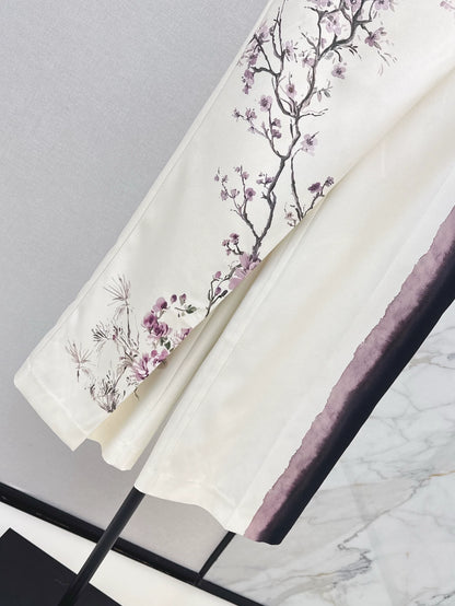 D 25 Spring and Summer New High Waist Wide Leg Pants