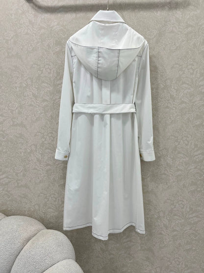 C 25 New Needle and Thread Hat Big Bow Tie Long Coat