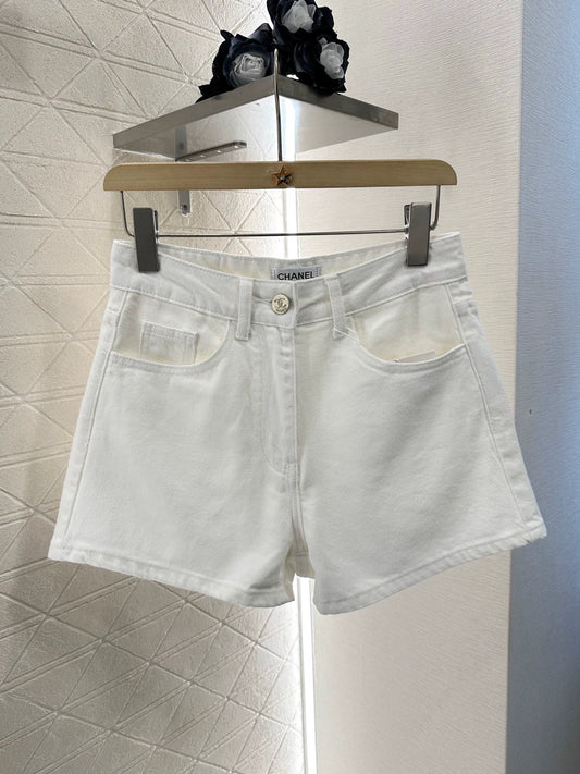 C 25 summer new sequins letters straight jeans
