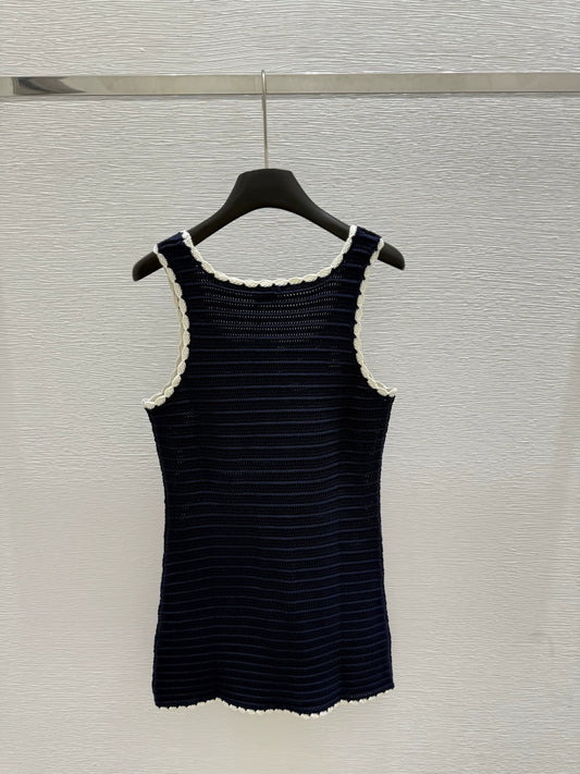 Ce 25 New Pocket Knit Vest Dress