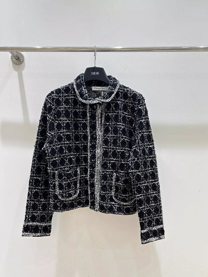 D 25 Lapel knitted cardigan