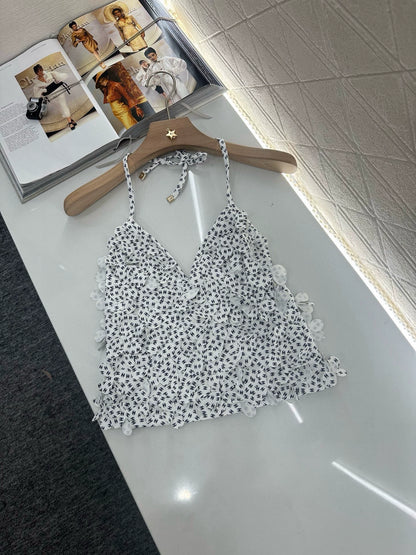C 25 Hanging Camisole Vest Skirt Set