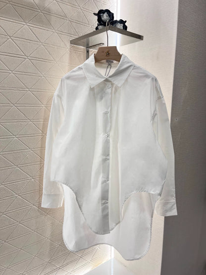 lo 25 Early Spring New Style Irregular Shirt