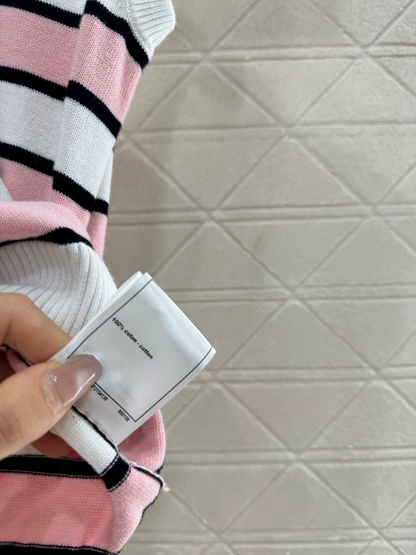 C 25 Striped knit undershirt