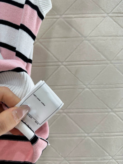 C 25 Striped knit undershirt