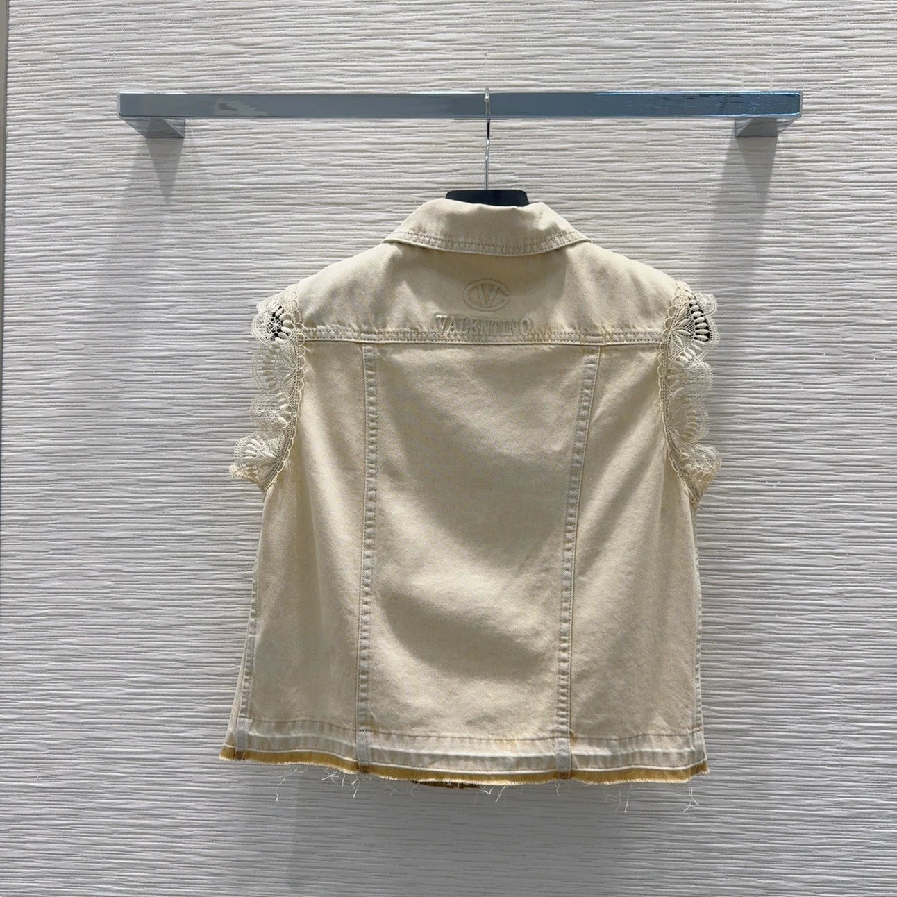 V 25 nouveau gilet de poche en dentelle demi-jupe costume 