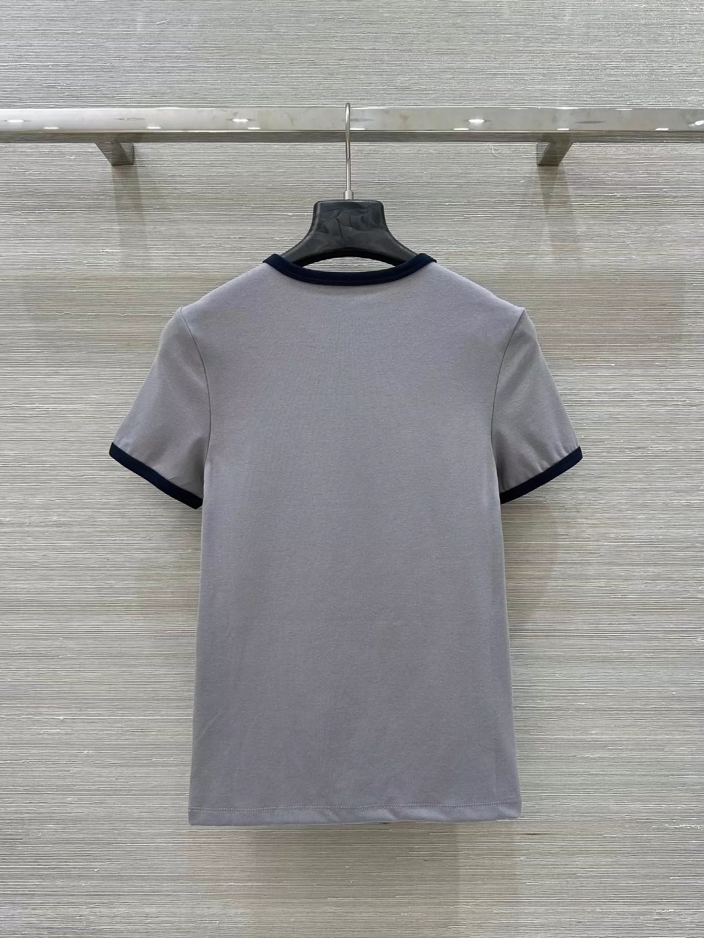 M 25 Early Spring New Letter Slim T-shirt