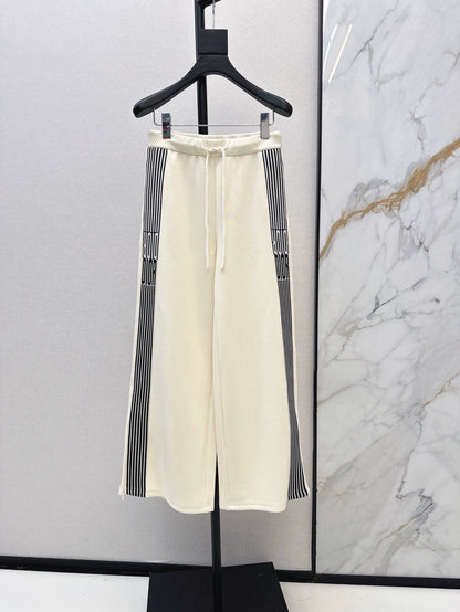 D  25 Spring/Summer latest stylish casual three-piece set Straight-legged pants