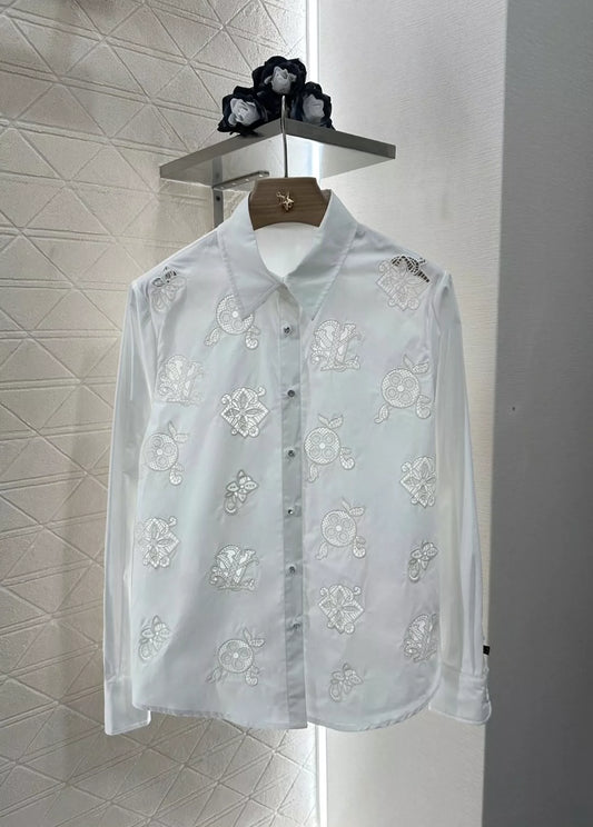 L 25 Spring/Summer New Colorful Embroidery Shirt