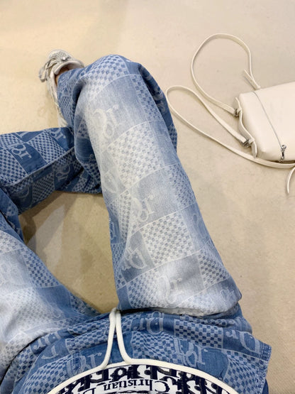 D 25 New Elastic Webbing Tencel Jeans