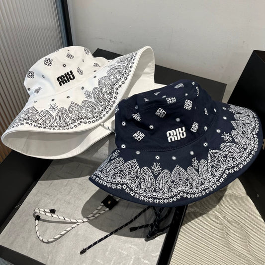 25 new starry sky print fisherman hat