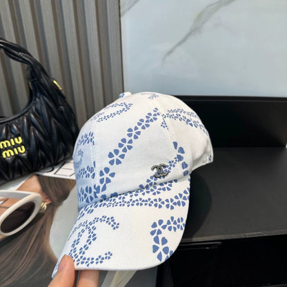 C 25 New Arrival Petal Print Cap