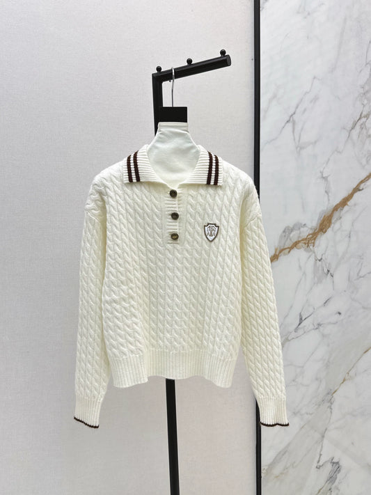 Bru 25 Logo-embellished cashmere sweater