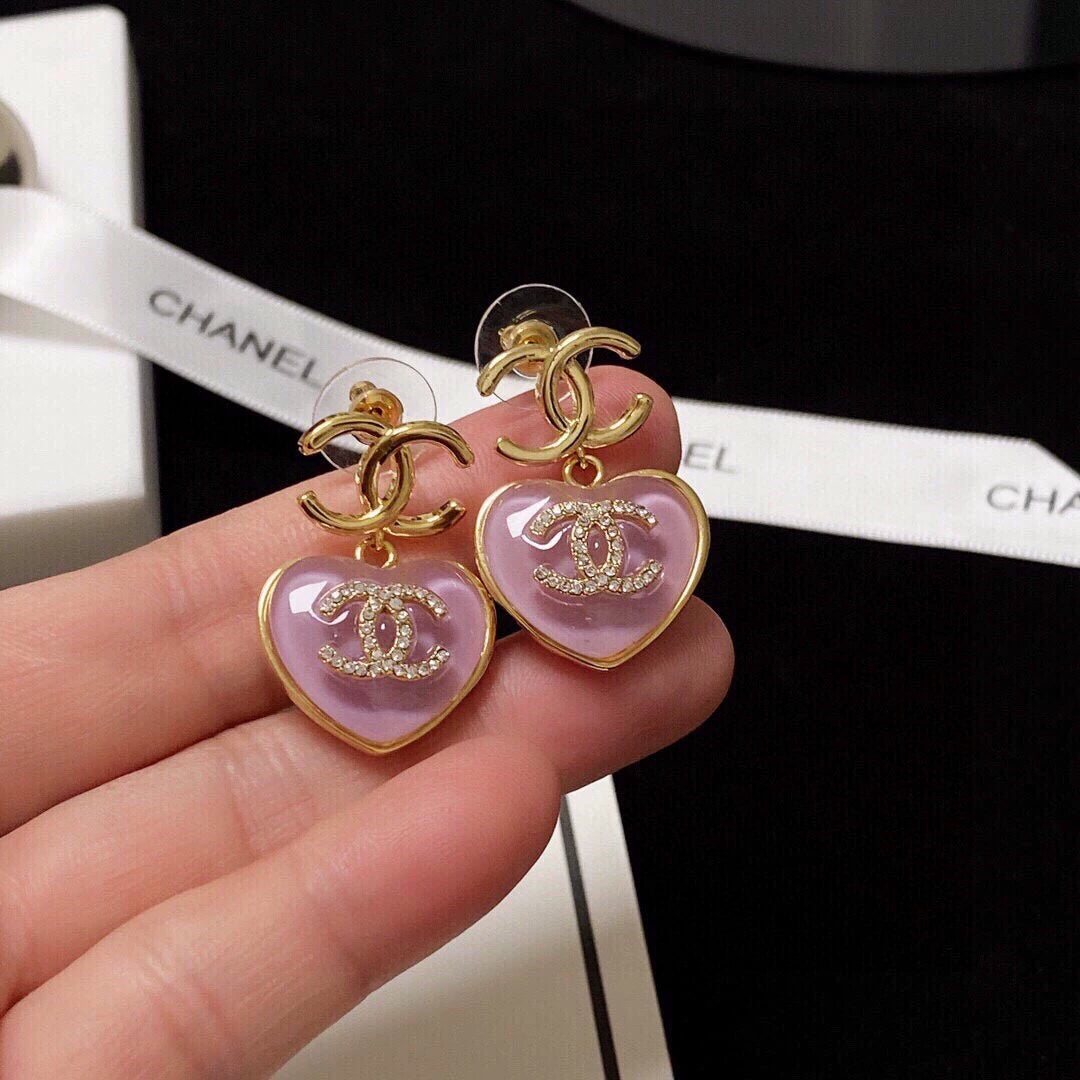 C 25 Amethyst Love Earrings