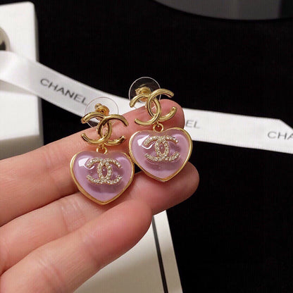 C 25 Amethyst Love Earrings