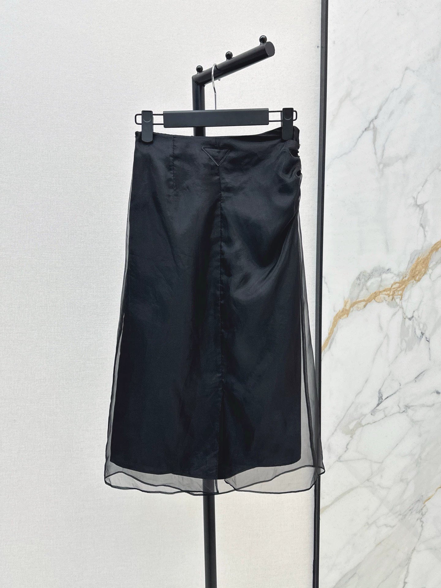 P  25 spring and summer new double layer practice package hip half skirt