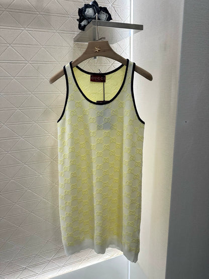 G 25 Jacquard Knit Tank Dress