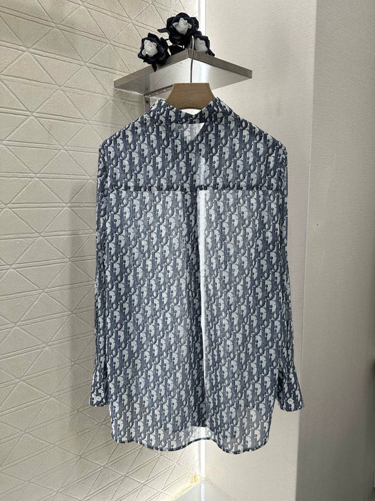 D 25 Printed Silhouette Shirt and Pants Set
