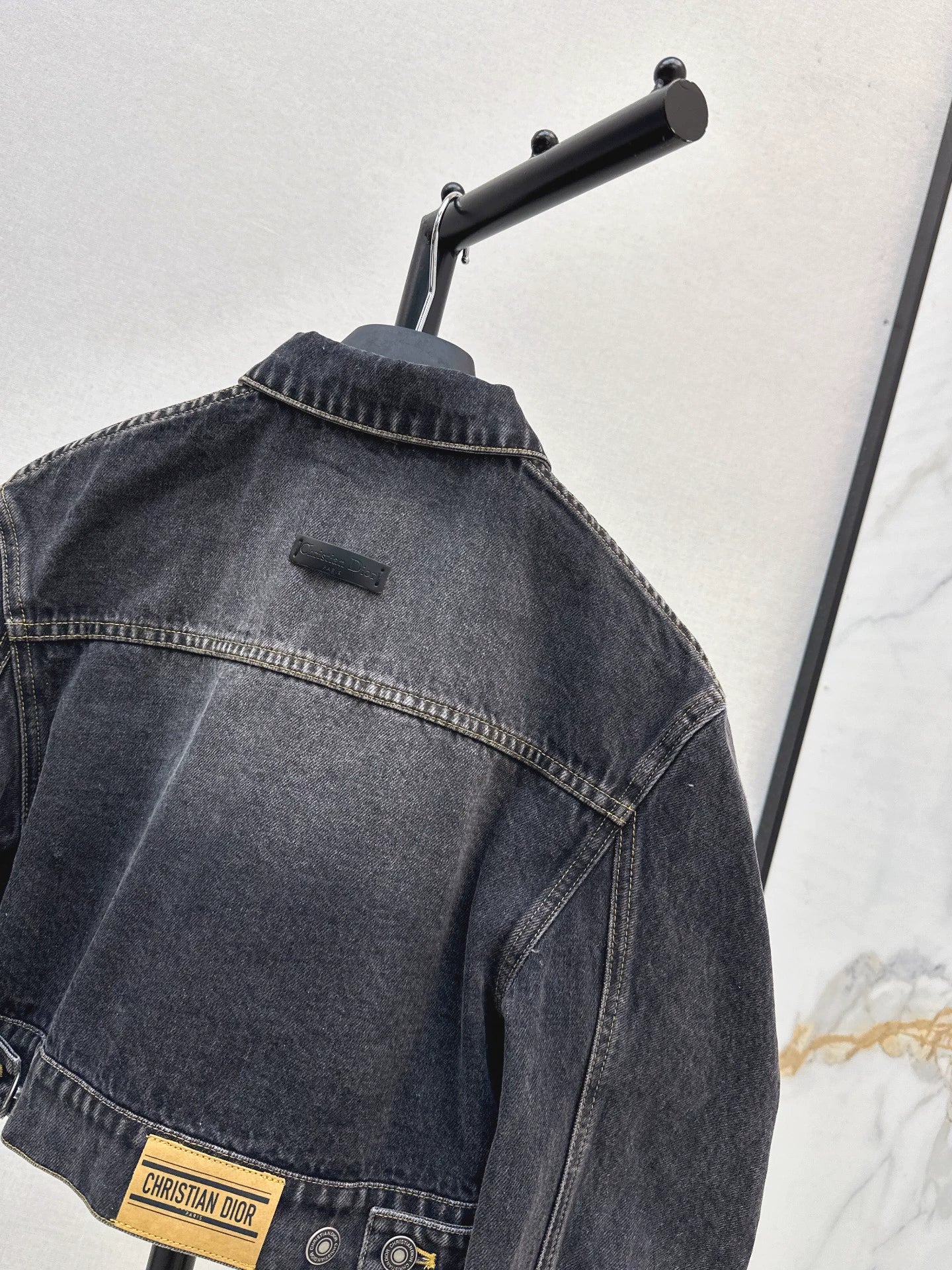 D 25 Denim jacket + straight pants set
