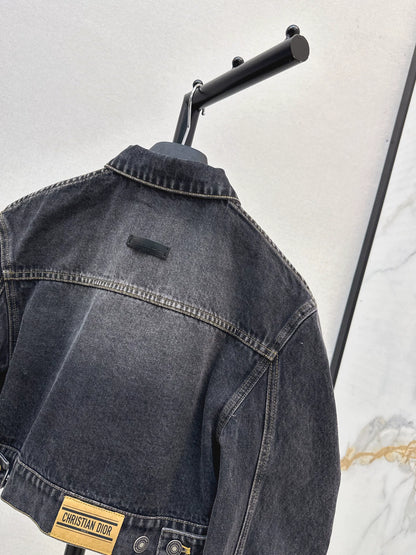 D 25 Denim jacket + straight pants set