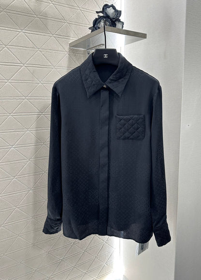 C 25 Jacquard Diamond Pocket Shirt