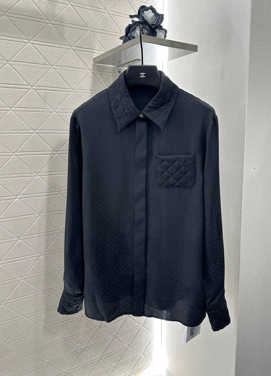 C 25 Jacquard Diamond Pocket Shirt