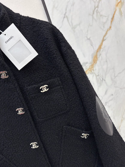 C 24 New Leather Teddy Bear Jacket