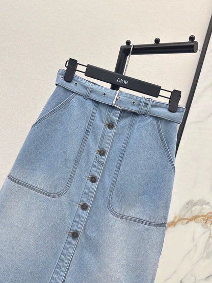D 25 Spring/Summer New Denim Half Skirt