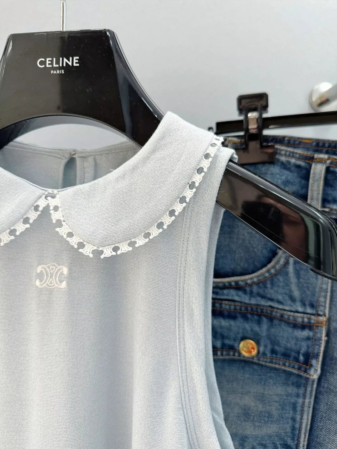 Ce 25 new style new product doll collar sleeveless top