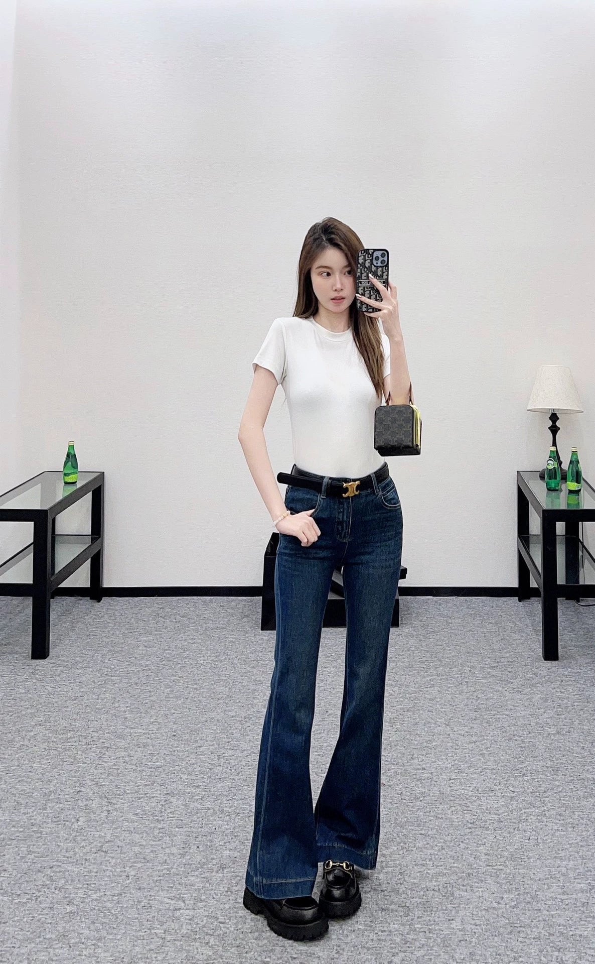 Ce 25 Hourglass Vintage Jeans (with belt)
