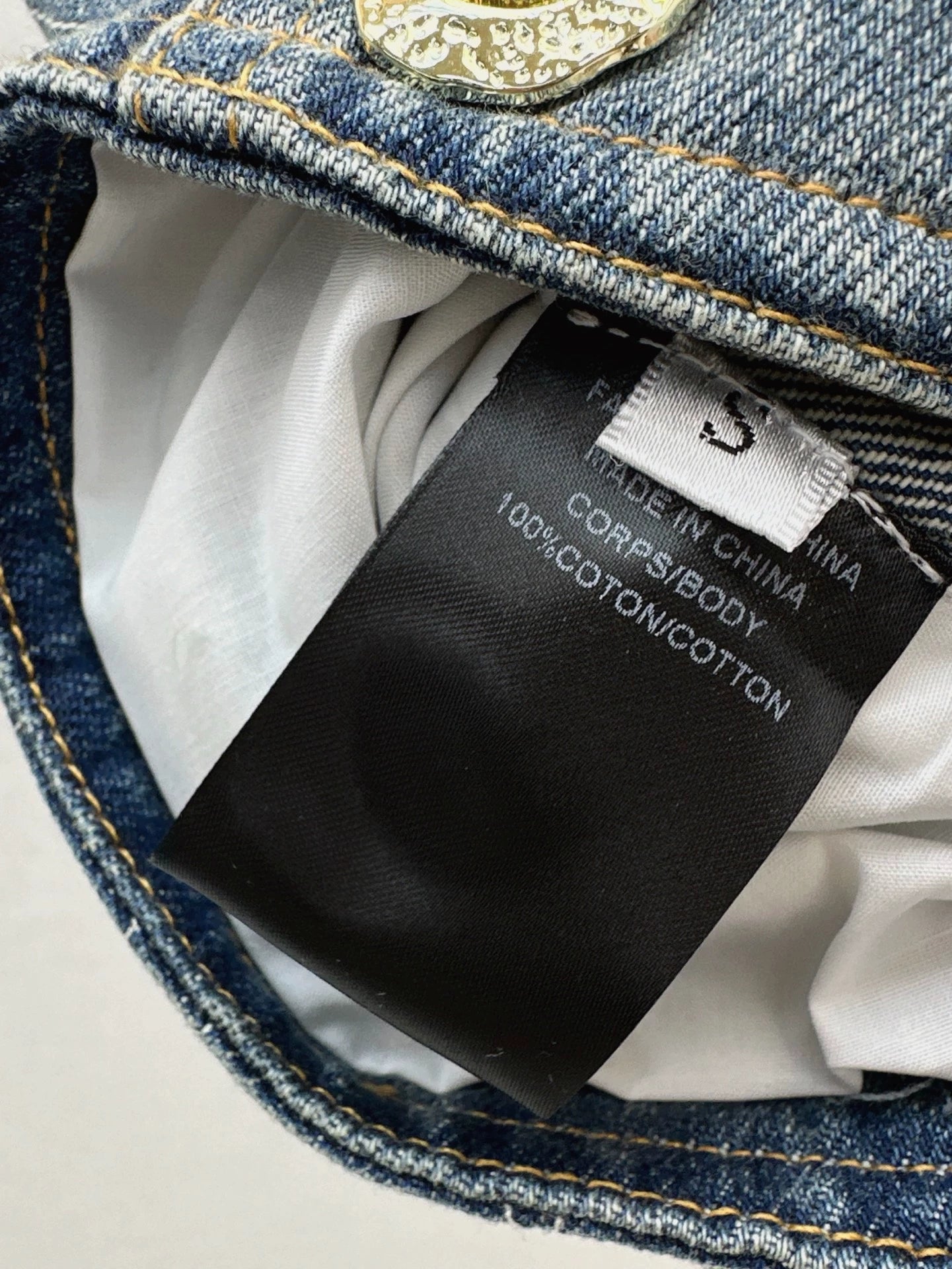 BA 25 spring and summer new short section denim vest