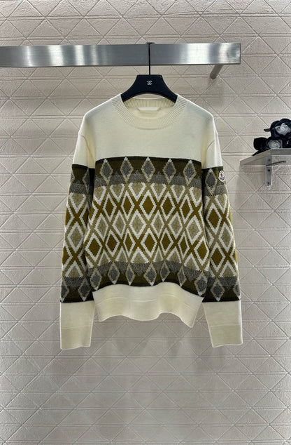 MON 25 Diamond Knit Sweater